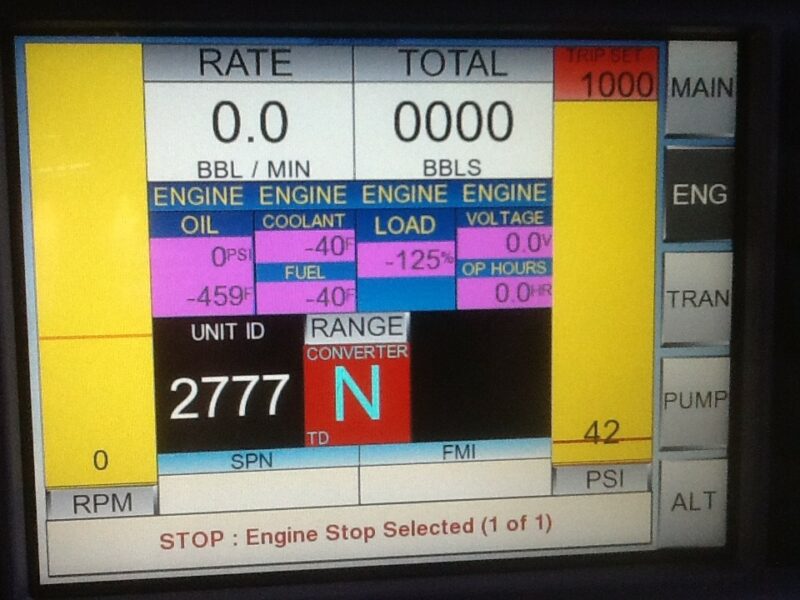 frac data display