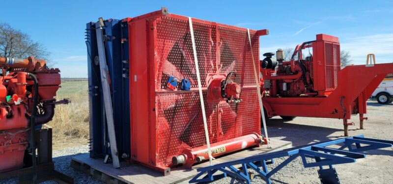 Frac unit radiator